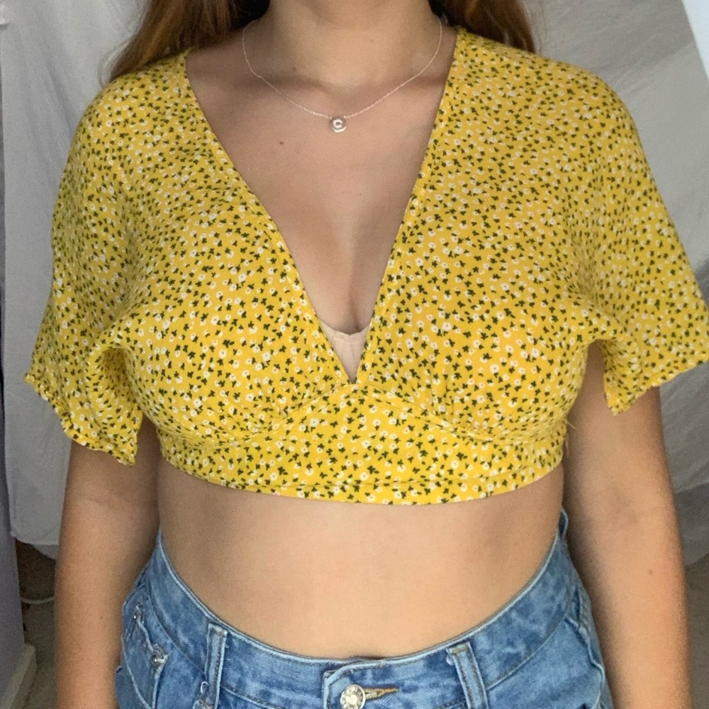 Floral crop top